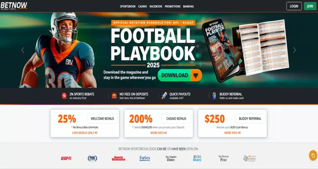 BetNow – one of the best online table tennis betting sites for casual US players
