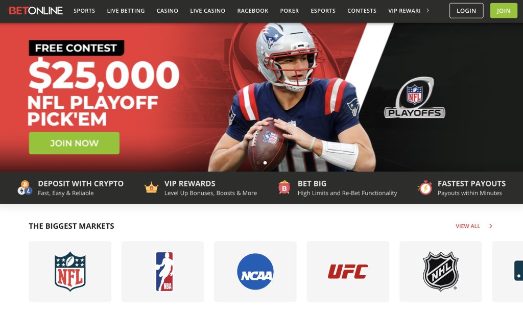 BetOnline Sports Betting Site